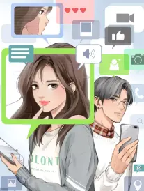 二次元少女头像线稿作品